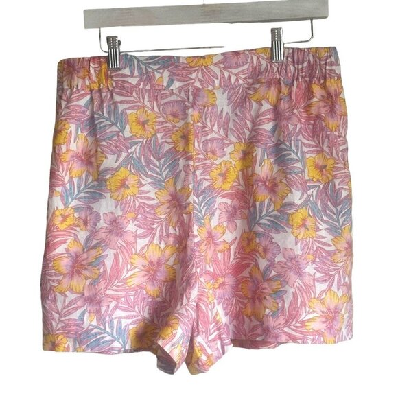 NWOT - Draper James Women's Woven Pull on Shorts in Lily Floral - Size Large - Picture 4 of 10
